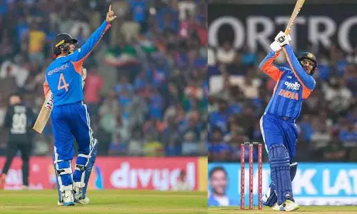 अभिषेक शर्मा ने T20 Series के पहले मैच में 22 गेंदों पर फिफ्टी लगाई अभिषेक शर्मा ने T20 Series के पहले मैच में 22 गेंदों पर फिफ्टी लगाई