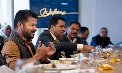 CM Revanth Reddy  और एन. चंद्रशेखरन की मुलाकात; राज्य में बड़े निवेश की तैयारी