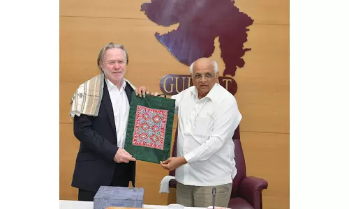 भारत में ऑस्ट्रेलिया के उच्चायुक्त ने गांधीनगर में Gujarat के मुख्यमंत्री भूपेन्द्र पटेल से मुलाकात की