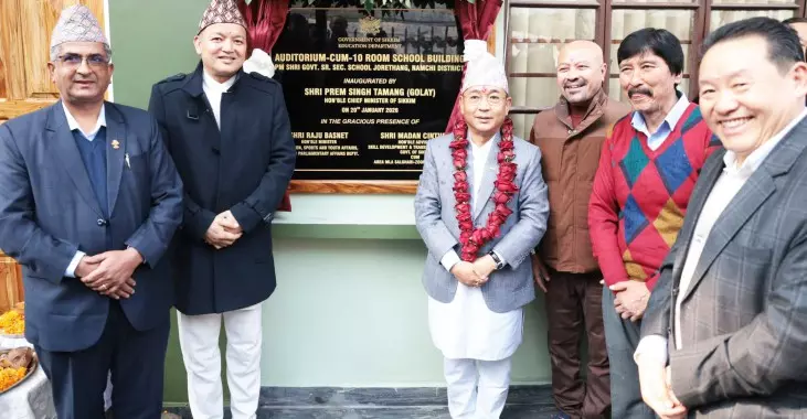 Sikkim: सीएम ने जोरेथांग में स्कूल बिल्डिंग और ऑडिटोरियम का उद्घाटन किया Sikkim: सीएम ने जोरेथांग में स्कूल बिल्डिंग और ऑडिटोरियम का उद्घाटन किया