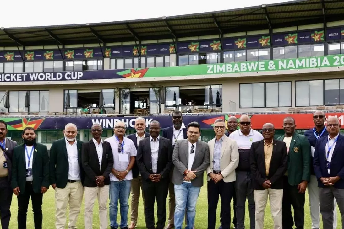 ICC चेयरमैन जय शाह की विंडहोक में अफ्रीकी क्रिकेट नेताओं से मुलाकात ICC चेयरमैन जय शाह की विंडहोक में अफ्रीकी क्रिकेट नेताओं से मुलाकात