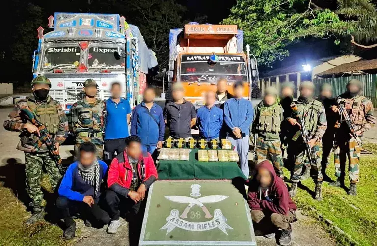 Silchar: असम राइफल्स और DRI ने कछार में ₹39 करोड़ कीमत की याबा जब्त