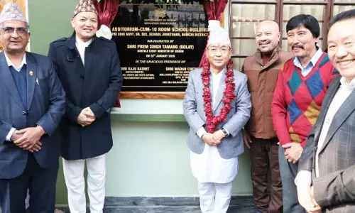 Sikkim: मुख्यमंत्री ने जोरेथांग में स्कूल भवन और ऑडिटोरियम का उद्घाटन किया