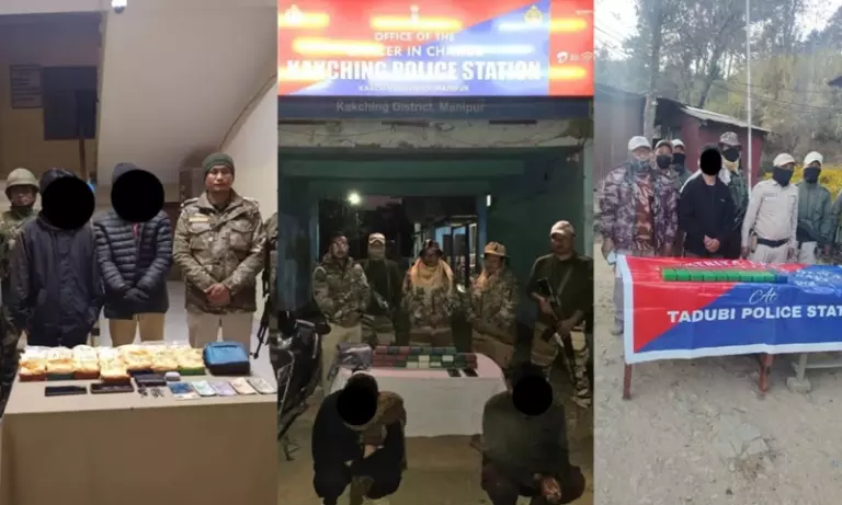 Manipur ANTF ने 1.4 करोड़ रुपये के ड्रग्स के साथ पांच कथित तस्करों को गिरफ्तार