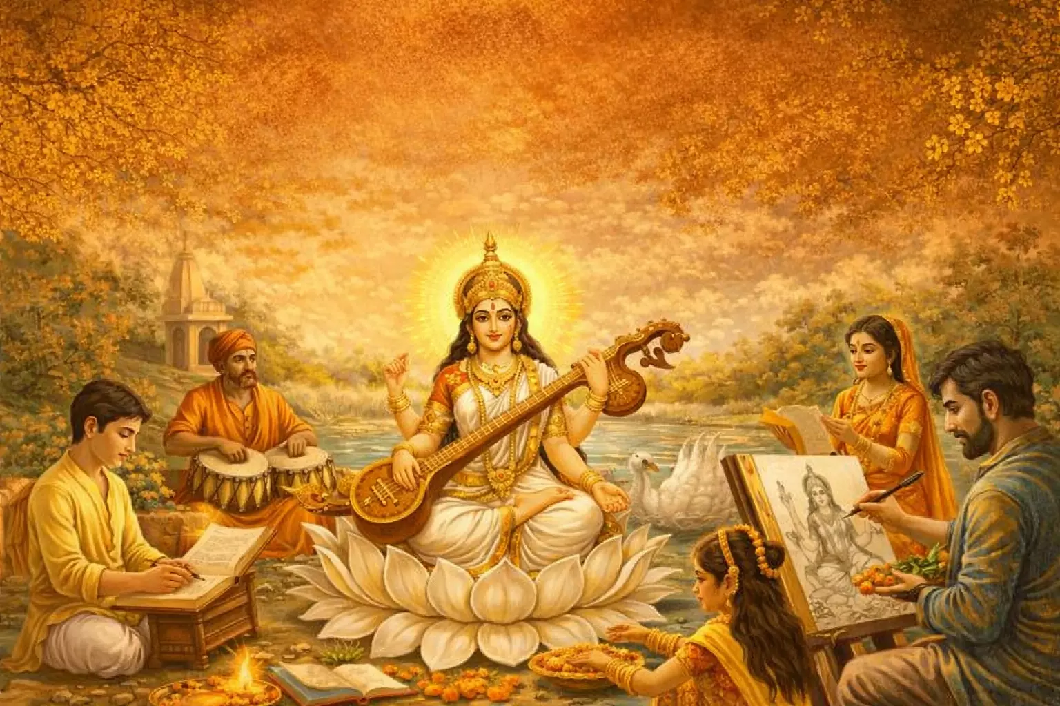 Religion: सरस्वती पूजा का मुहूर्त और विधि 2026