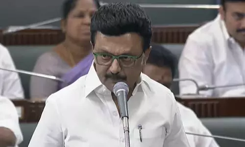 हम AIADMK सरकार की तरह सरकारी कर्मचारियों को जेल में नहीं डालते: CM का भाषण हम AIADMK सरकार की तरह सरकारी कर्मचारियों को जेल में नहीं डालते: CM का भाषण