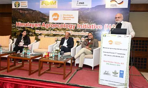 Himachal में सस्टेनेबल खेती को बढ़ावा देने के लिए हिमालयन एग्रोइकोलॉजी रोडमैप पर चर्चा की