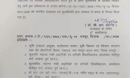 कुलसचिव पर राज्यपाल डेका ने की कार्रवाई