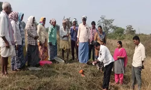 सरपंच बोडा बालू ने Tekulapalli Panchayat में ग्रामीण रोज़गार कार्यों का उद्घाटन किया