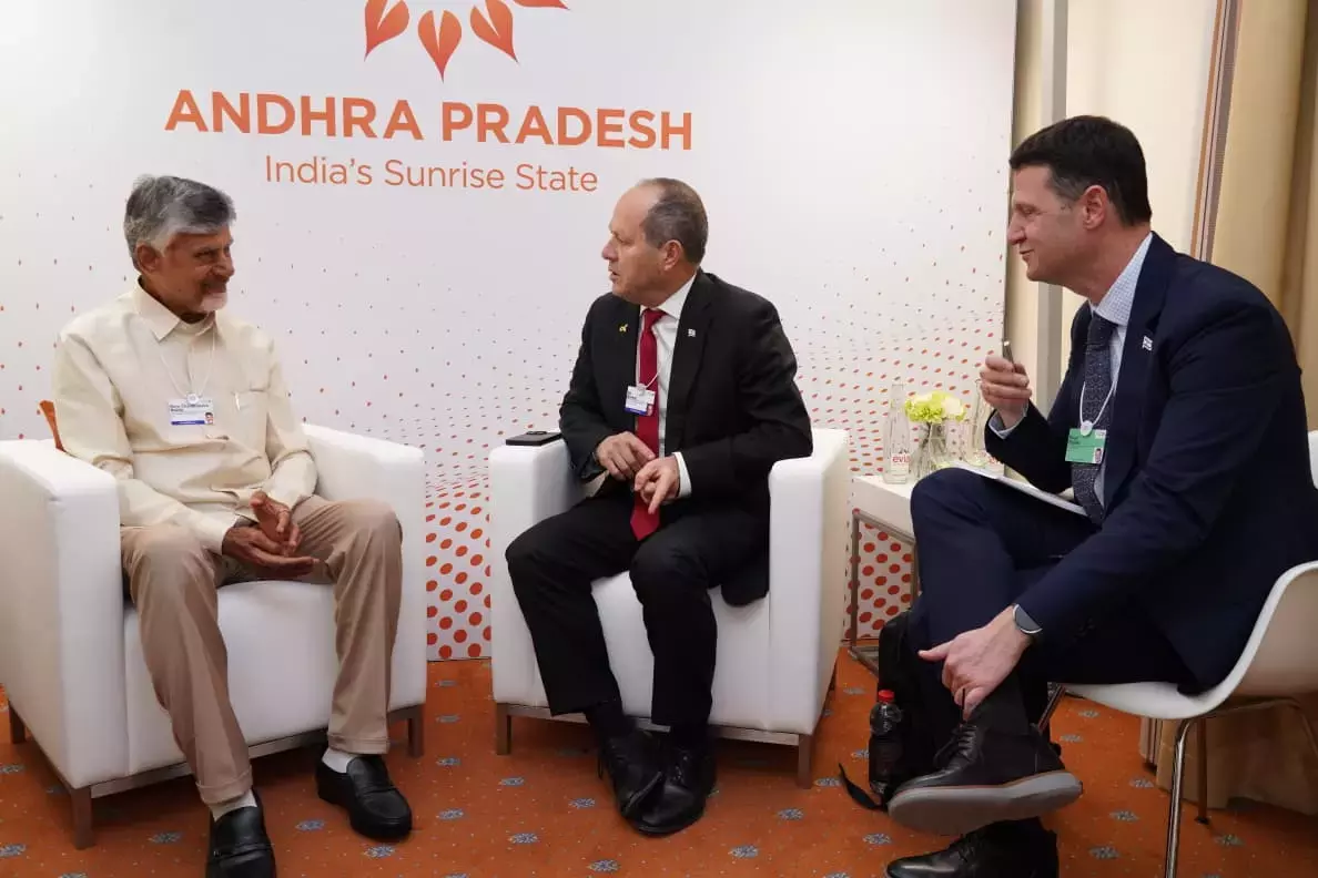 सीएम Naidu ने दावोस को भारत-इजरायल आर्थिक संबंधों को गहरा करने का प्लेटफॉर्म बताया