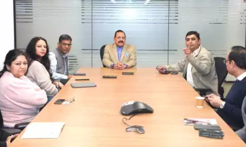 Dr Jitendra ने ‘टाइम्स हाउस’ मीडिया राउंड टेबल में पत्रकारों से बातचीत की