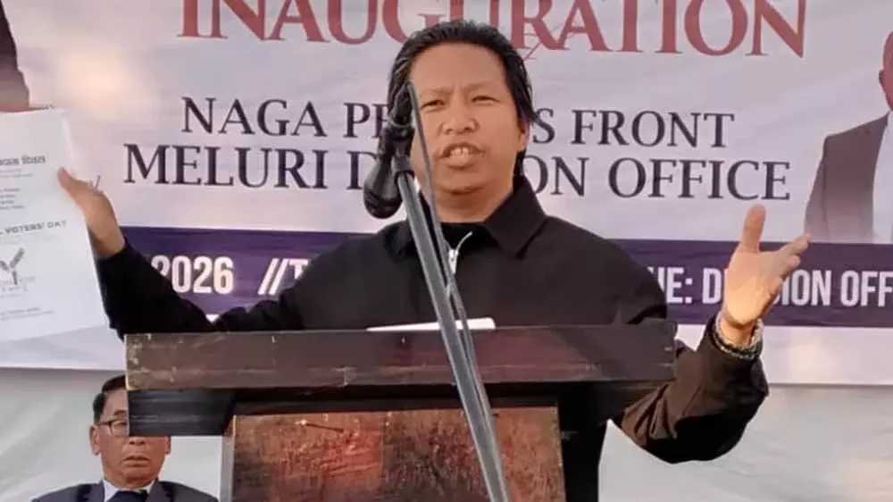 Nagaland : क्षेत्रीय पार्टियों का विलय लोगों की इच्छा को दर्शाता है, अचम्बेमो ने कहा Nagaland : क्षेत्रीय पार्टियों का विलय लोगों की इच्छा को दर्शाता है, अचम्बेमो ने कहा