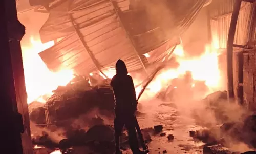 Bahadurgarh: बहादुरगढ़ में आग की घटना से फैक्टरी परिसर में अफरातफरी Bahadurgarh: बहादुरगढ़ में आग की घटना से फैक्टरी परिसर में अफरातफरी