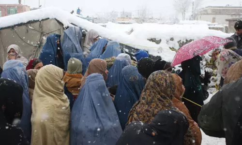 अफगानिस्तान में भारी बर्फबारी और बारिश से तबाही, 11 लोगों की मौत, तीन घायल अफगानिस्तान में भारी बर्फबारी और बारिश से तबाही, 11 लोगों की मौत, तीन घायल