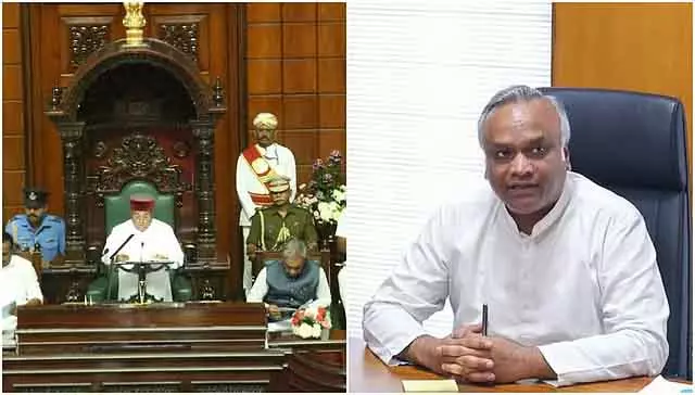 राज्यपाल का संयुक्त सत्र को संबोधित करने से इनकार करना संविधान का उल्लंघन है: Minister Priyank Kharge राज्यपाल का संयुक्त सत्र को संबोधित करने से इनकार करना संविधान का उल्लंघन है: Minister Priyank Kharge