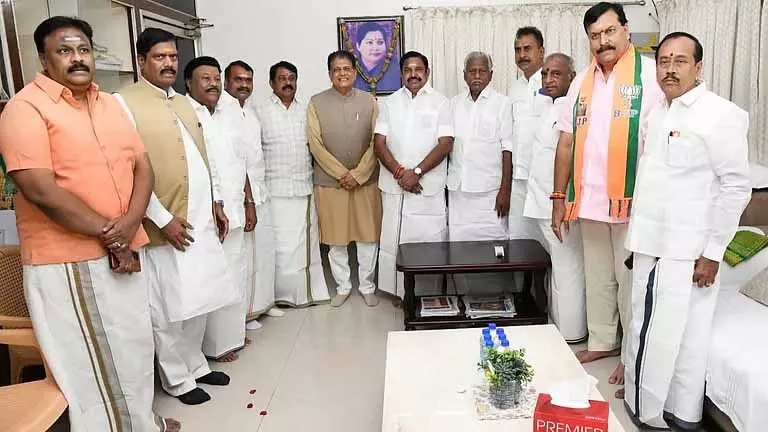तमिलनाडु में AIADMK के नेतृत्व वाली NDA की मजबूत सरकार सत्ता में आएगी तमिलनाडु में AIADMK के नेतृत्व वाली NDA की मजबूत सरकार सत्ता में आएगी
