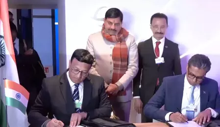 वर्ल्ड इकोनॉमिक फोरम 2026 में मध्य प्रदेश और दुबई की डीपी वर्ल्ड कंपनी के बीच हुआ करार वर्ल्ड इकोनॉमिक फोरम 2026 में मध्य प्रदेश और दुबई की डीपी वर्ल्ड कंपनी के बीच हुआ करार