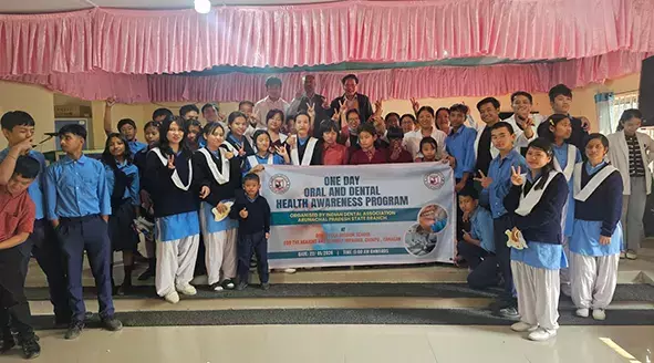 Arunachal: IDA-AP ने DPMSHVI में डेंटल हेल्थ कैंप लगाया