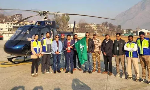 हेरिटेज एविएशन ने Bhuntar से हेलीकॉप्टर सेवा शुरू की