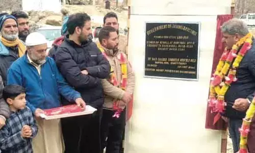विधायक सज्जाद शाहीन ने बनिहाल में 2.25 करोड़ की जल आपूर्ति योजना की आधारशिला रखी