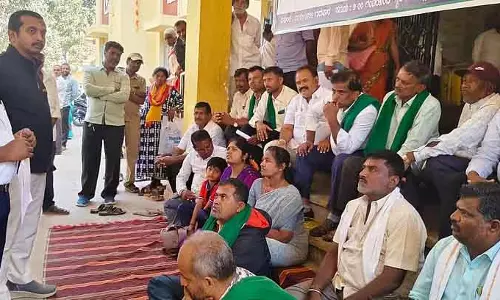 प्यूरिफिकेशन यूनिट स्थापित करने की मांग: अनशन सत्याग्रह शुरू
