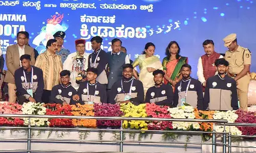 तुमकुर शहर में टेनिस अकादमी: Minister G. Parameshwara तुमकुर शहर में टेनिस अकादमी: Minister G. Parameshwara