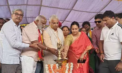Bhadravathi में अश्विनी ने पुनीत राजकुमार की कांस्य प्रतिमा का अनावरण किया Bhadravathi में अश्विनी ने पुनीत राजकुमार की कांस्य प्रतिमा का अनावरण किया