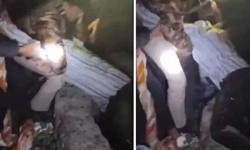 बाइकर ने गूगल मैप्स का पालन किया और Lucknow में खुले कुएं में गिर गया