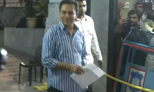 फोन टैपिंग जांच के सिलसिले में केटी रामा राव SIT के सामने हुए पेश