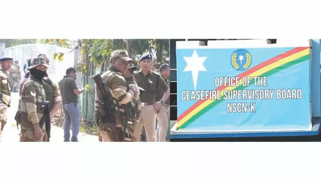 Nagaland: NSCN-K (खांगो-वुशे) CFSB ऑफिस को घेरा, छापा मारा Nagaland: NSCN-K (खांगो-वुशे) CFSB ऑफिस को घेरा, छापा मारा
