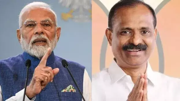 Mayor V V राजेश ने पीएम को रिसीव करने न आने का कारण बताया Mayor V V राजेश ने पीएम को रिसीव करने न आने का कारण बताया