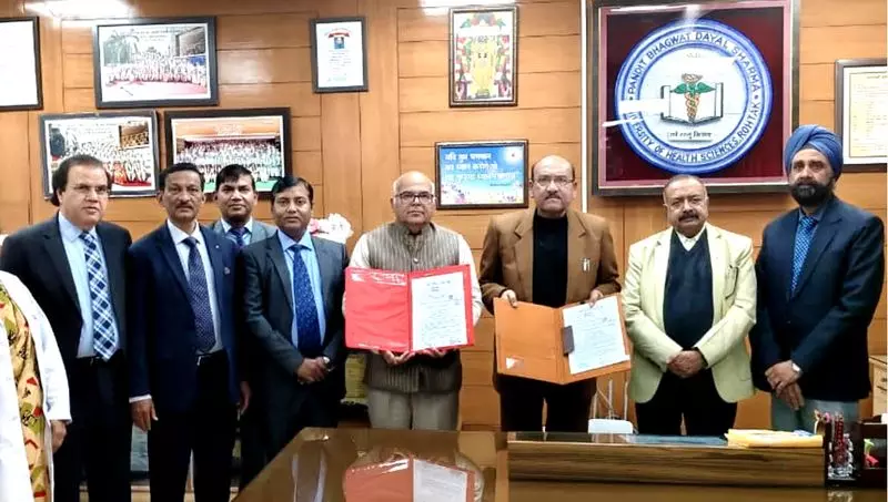 मानव स्वास्थ्य रिसर्च को मज़बूत करने के लिए Rohtak , महेंद्रगढ़ यूनिवर्सिटीज़ ने हाथ मिलाया मानव स्वास्थ्य रिसर्च को मज़बूत करने के लिए Rohtak , महेंद्रगढ़ यूनिवर्सिटीज़ ने हाथ मिलाया