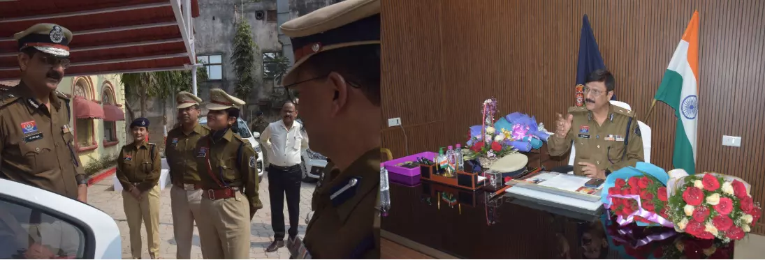 रायपुर पुलिस कमिश्नर डॉ संजीव शुक्ला ने संभाला पदभार रायपुर पुलिस कमिश्नर डॉ संजीव शुक्ला ने संभाला पदभार