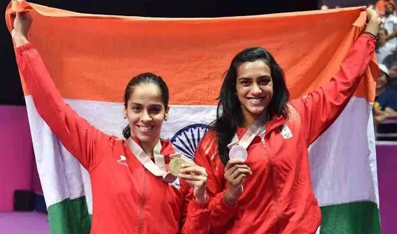 Sindhu ने साइना को उनके शानदार करियर के लिए बधाई दी Sindhu ने साइना को उनके शानदार करियर के लिए बधाई दी