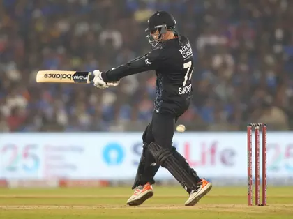 दूसरा T20I: न्यूजीलैंड 208/6 बनाकर भारत के खिलाफ आगे दूसरा T20I: न्यूजीलैंड 208/6 बनाकर भारत के खिलाफ आगे