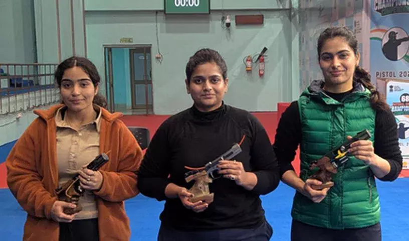 साक्षी पाडेकर और शाहू माने ने नेशनल सिलेक्शन ट्रायल्स में रिकॉर्ड स्कोर के साथ चमक बिखेरी साक्षी पाडेकर और शाहू माने ने नेशनल सिलेक्शन ट्रायल्स में रिकॉर्ड स्कोर के साथ चमक बिखेरी