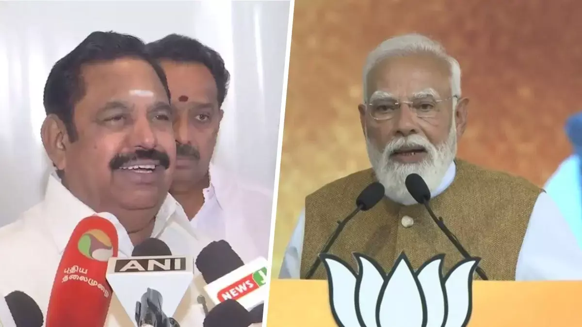 मोदी से मुलाकात में ईपीएस का बड़ा दावा: एनडीए 210 सीटें जीतेगा मोदी से मुलाकात में ईपीएस का बड़ा दावा: एनडीए 210 सीटें जीतेगा