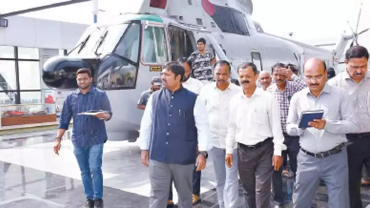 IFR-2026 से पहले, VMRDA प्रमुख ने म्यूज़ियम के कामों का जायज़ा लिया IFR-2026 से पहले, VMRDA प्रमुख ने म्यूज़ियम के कामों का जायज़ा लिया