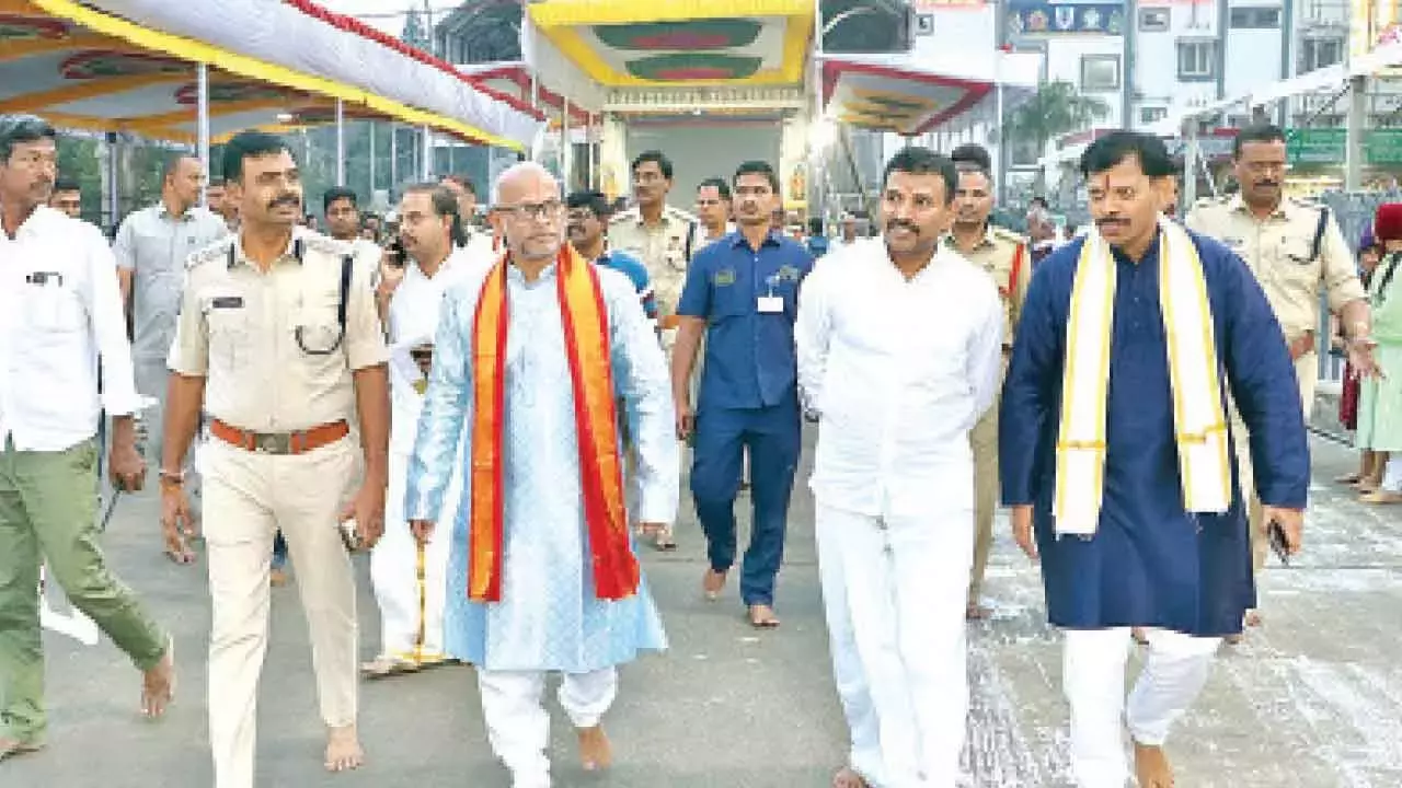 श्रद्धालुओं की संतुष्टि के अनुसार रथ सप्तमी की व्यवस्था: TTD श्रद्धालुओं की संतुष्टि के अनुसार रथ सप्तमी की व्यवस्था: TTD
