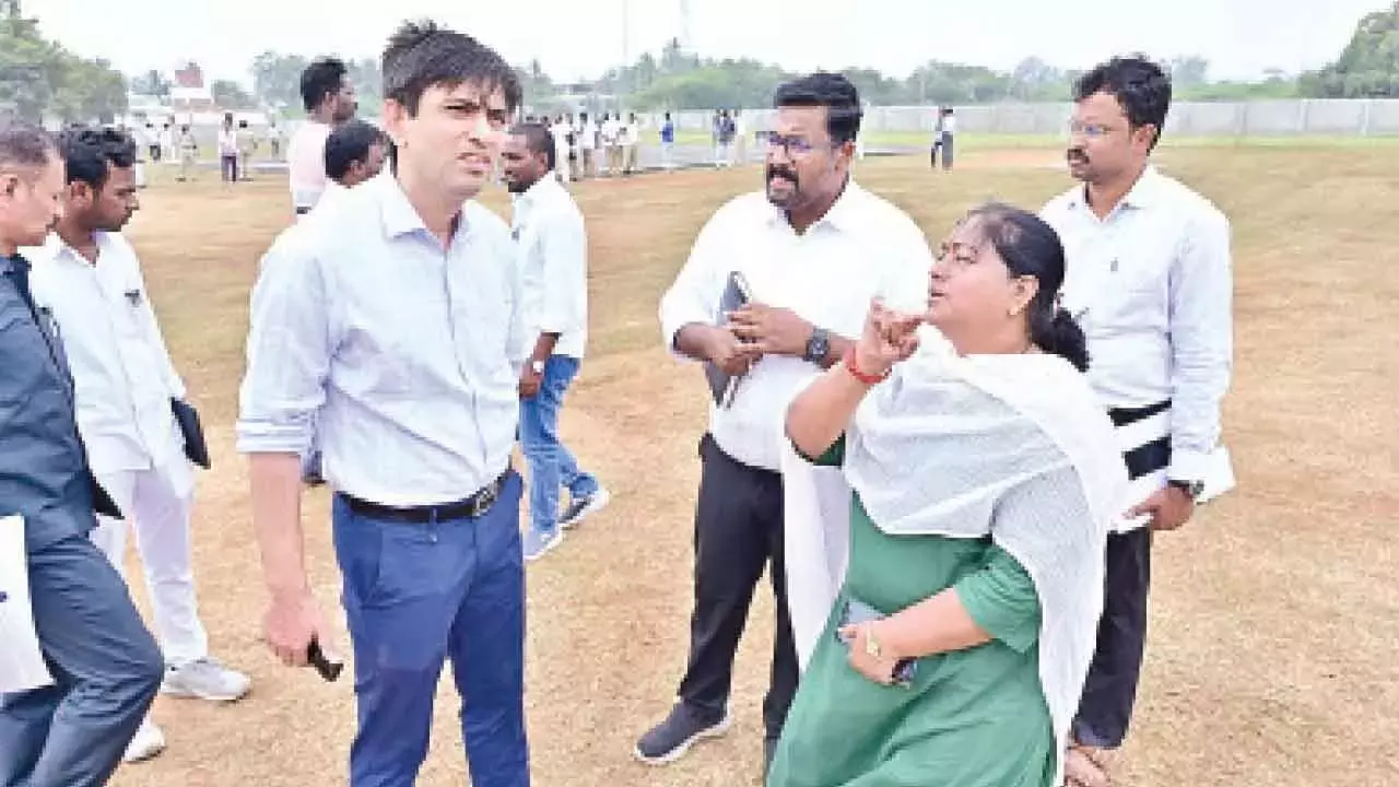 सीएम नायडू के नागरी दौरे के लिए पूरी तैयारी: Collector सीएम नायडू के नागरी दौरे के लिए पूरी तैयारी: Collector