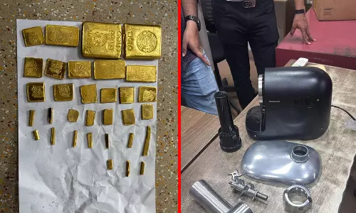 मीट ग्राइंडर में निकला 2.89 करोड़ का गोल्ड, DRI ने दो को किया गिरफ्तार