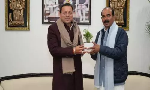 विकास पर मंथन: CM धामी और केंद्रीय मंत्री अजय टम्टा की अहम बैठक