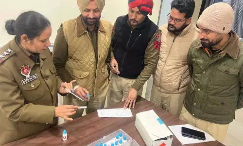 Malerkotla police को ड्रग-टेस्टिंग किट के इस्तेमाल की ट्रेनिंग दी गई