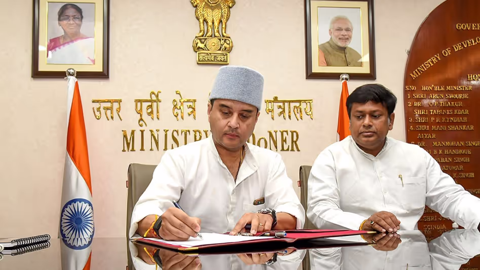 सिंधिया ने Tripura में 540 करोड़ रुपये की परियोजनाओं का उद्घाटन किया