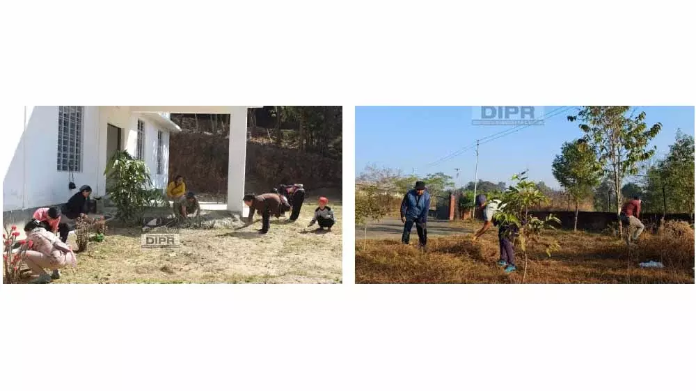 Nagaland : गणतंत्र दिवस से पहले बड़े पैमाने पर सामाजिक कार्य किया गया