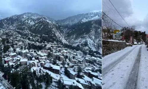 Himachal में भारी बर्फबारी से जनजीवन ठप हो गया है Himachal में भारी बर्फबारी से जनजीवन ठप हो गया है
