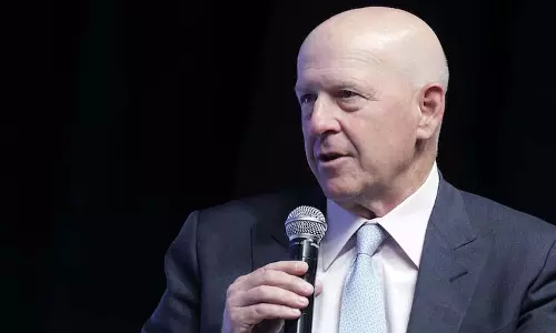 Goldman Sachs ने CEO सोलोमन की सैलरी 21% बढ़ाकर $47 मिलियन कर दी Goldman Sachs ने CEO सोलोमन की सैलरी 21% बढ़ाकर $47 मिलियन कर दी