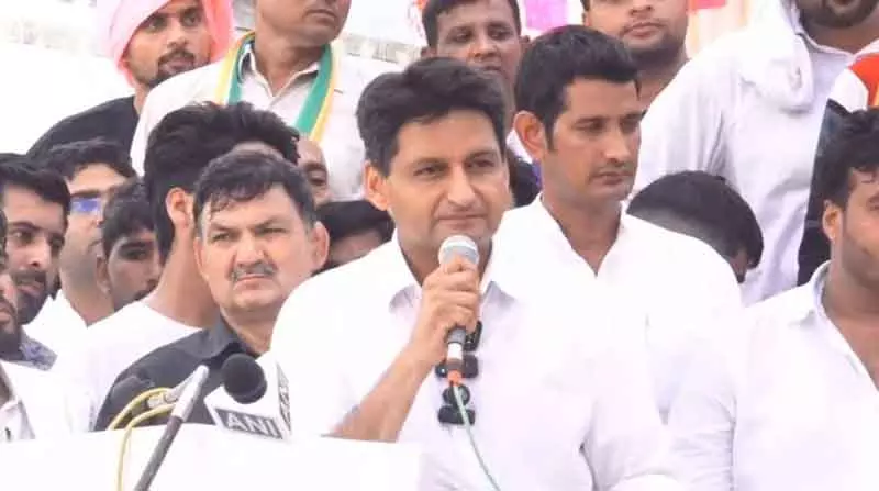 Rohtak दीपेंद्र ने बीजेपी पर साज़िश और भ्रष्टाचार का आरोप लगाया Rohtak दीपेंद्र ने बीजेपी पर साज़िश और भ्रष्टाचार का आरोप लगाया