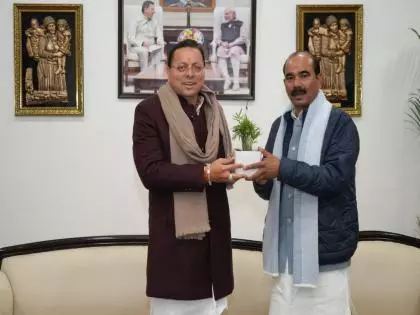 विकास पर मंथन: CM धामी और केंद्रीय मंत्री अजय टम्टा की अहम बैठक विकास पर मंथन: CM धामी और केंद्रीय मंत्री अजय टम्टा की अहम बैठक
