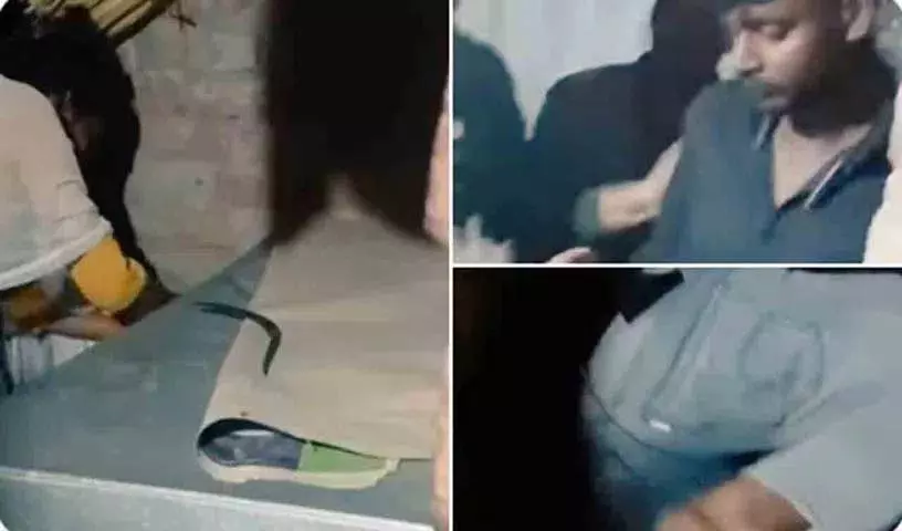 महिला ने पड़ोसी के शक से बचने के लिए बॉयफ्रेंड को box में छिपा दिया; बाद में पुलिस ने बॉक्स खोला महिला ने पड़ोसी के शक से बचने के लिए बॉयफ्रेंड को box में छिपा दिया; बाद में पुलिस ने बॉक्स खोला